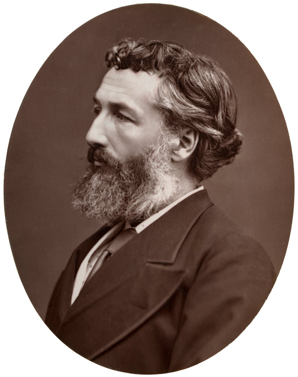 Frederick Leighton, brittiläinen taiteilija ja kuninkaallinen akateemikko, 1877. tekijältä Lock and Whitfield