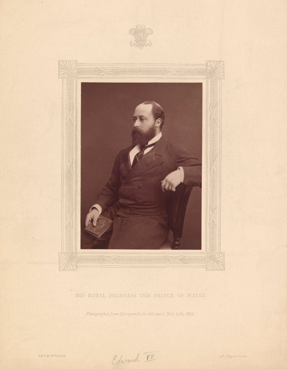 Hänen kuninkaallinen korkeutensa Walesin prinssi (Edward VII) tekijältä Lock and Whitfield