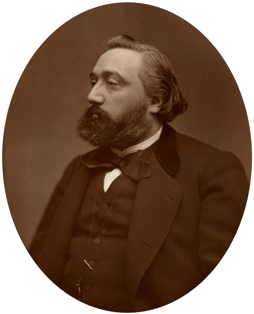 Leon Gambetta, ranskalainen valtiomies, 1882. tekijältä Lock and Whitfield