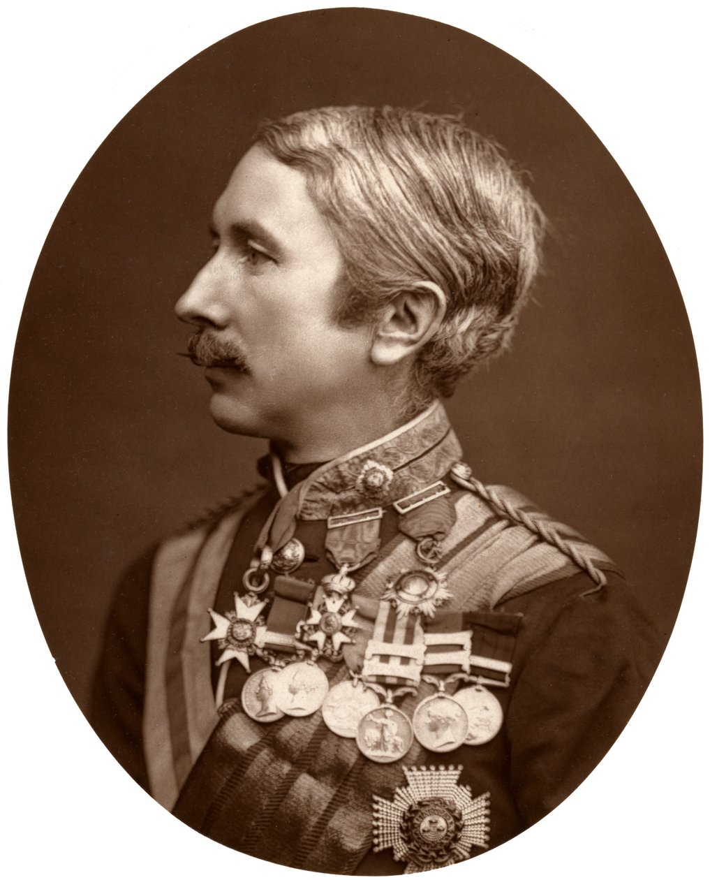 Kenraalimajuri Sir Garnet Wolseley, KCB, brittiläinen sotilas, 1876. tekijältä Lock and Whitfield