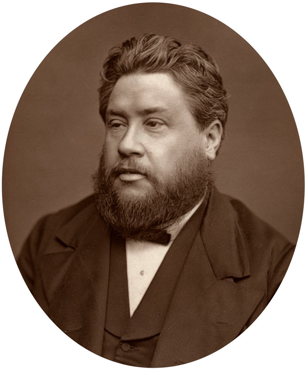 Pastori Charles Haddon Spurgeon, Metropolitan Tabernaakkelin pastori, 1880. tekijältä Lock and Whitfield