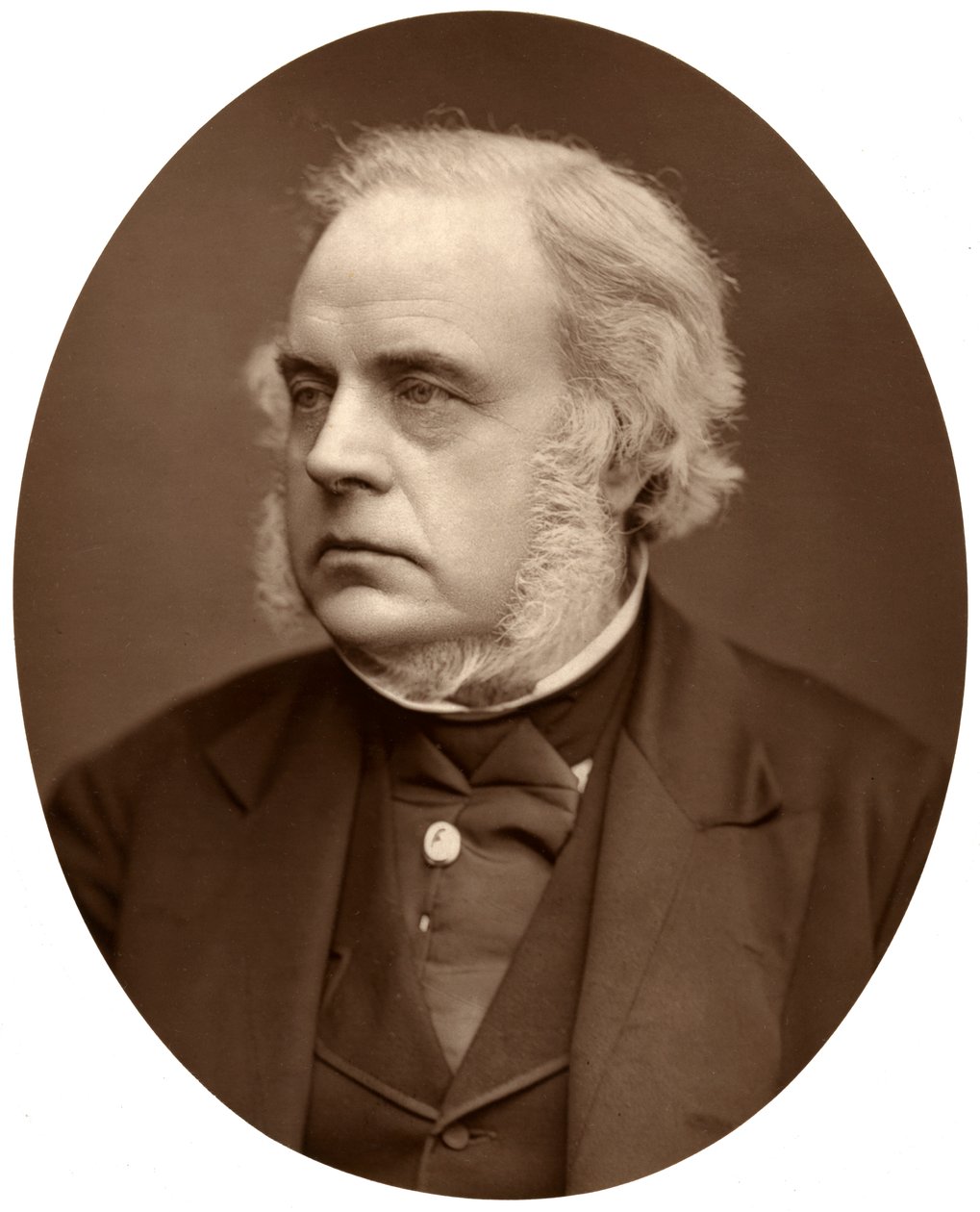 Oikea Hon John Bright, Birminghamin kansanedustaja, 1876. tekijältä Lock and Whitfield