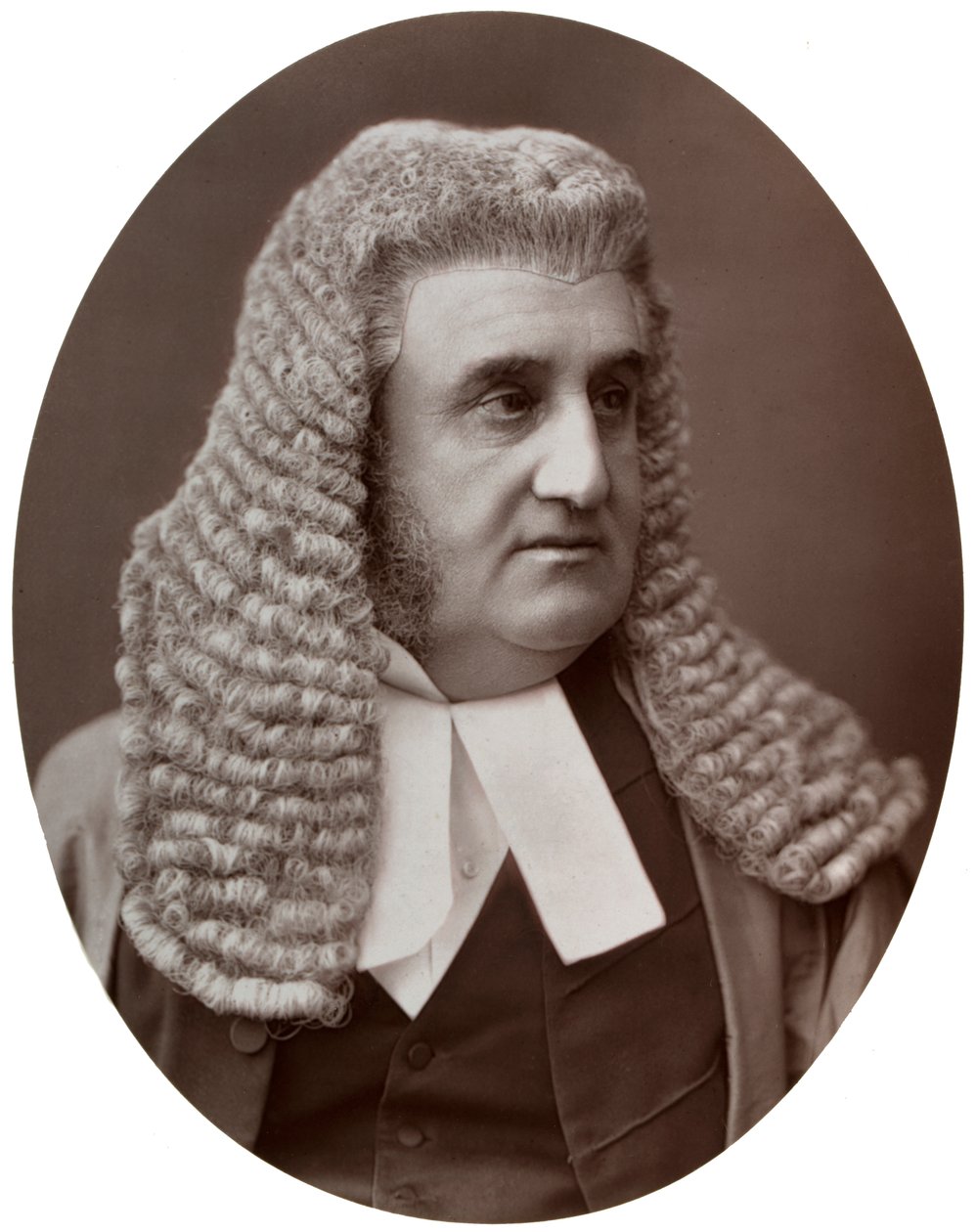 Oikea Sir Robert J Phillimore, DCL, High Court of Justice -tuomari, 1877. tekijältä Lock and Whitfield