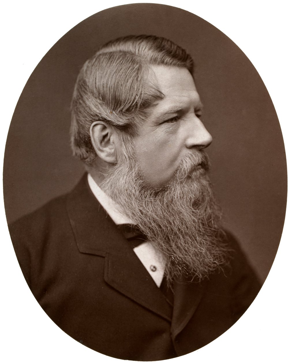 Oikea Sir Stafford Henry Northcote, Bart, kansanedustaja, valtiovarainministeri, 1877. tekijältä Lock and Whitfield