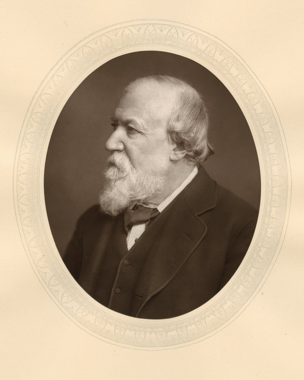 Robert Browning, englantilainen runoilija ja näytelmäkirjailija, 1880 tekijältä Lock and Whitfield