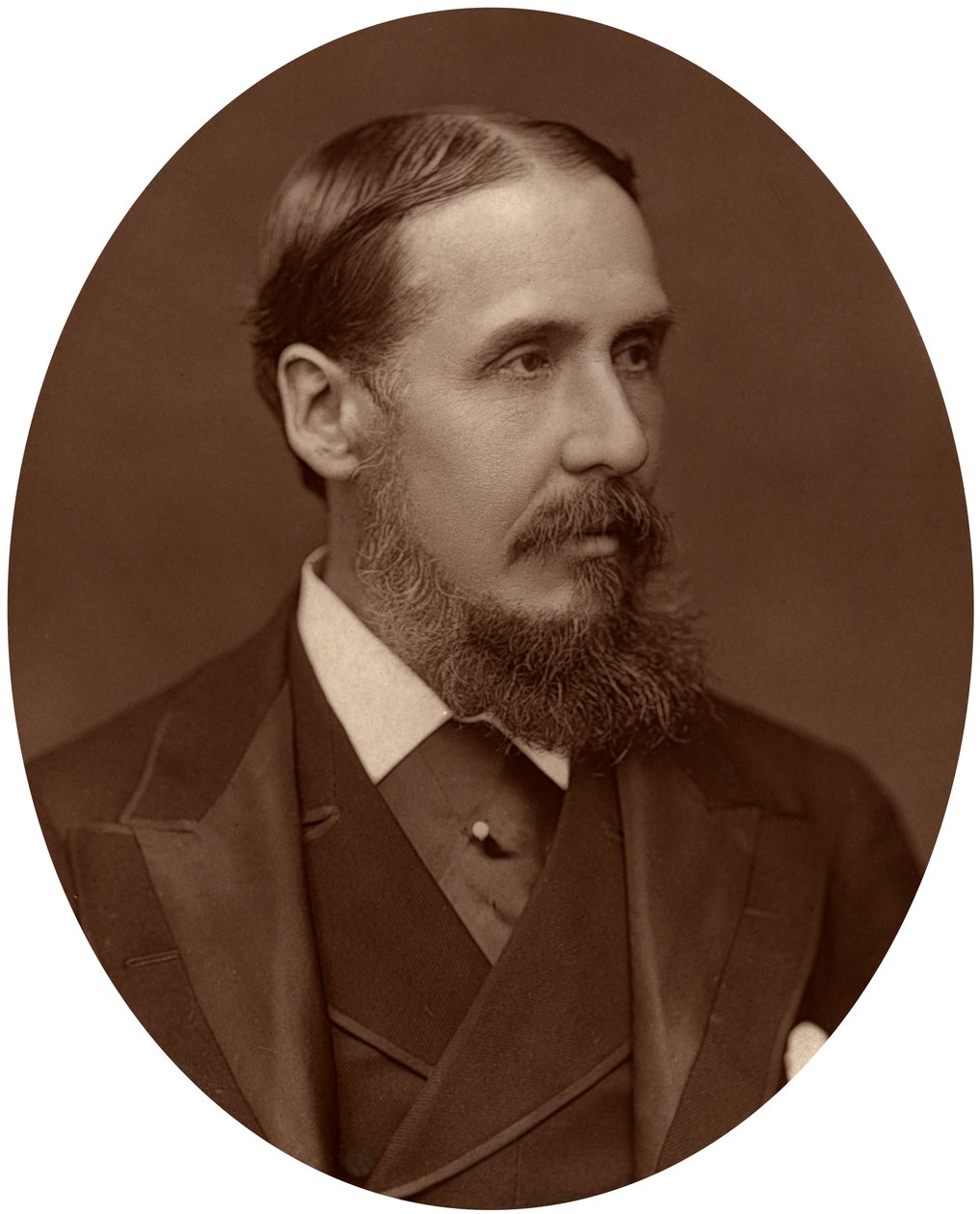 Sir Charles Rivers Wilson, ritari, virkamies ja rahoittaja, n. 1880. tekijältä Lock and Whitfield