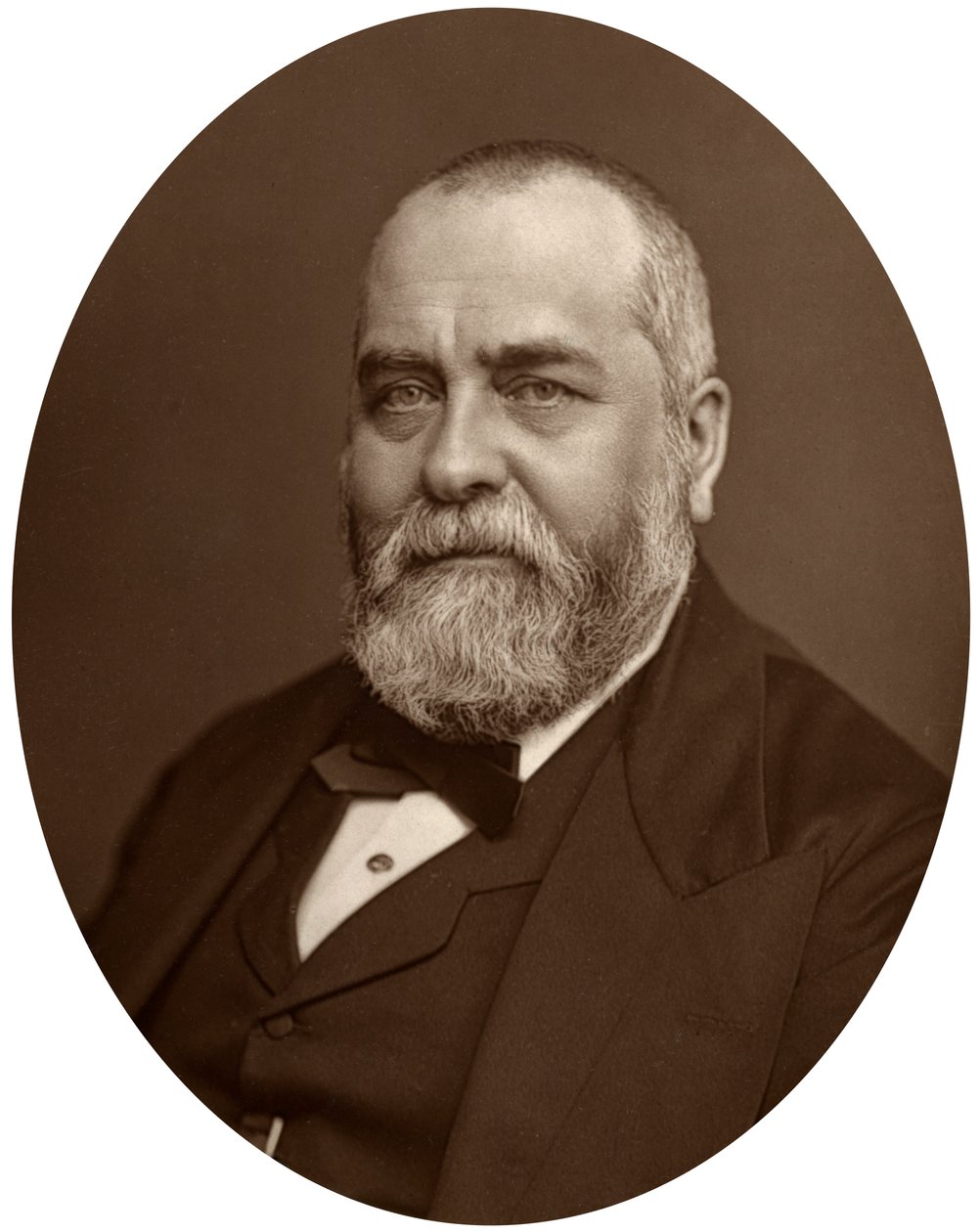 Sir Francis Philip Cunliffe Owen, South Kensington Museumin johtaja, 1880. tekijältä Lock and Whitfield