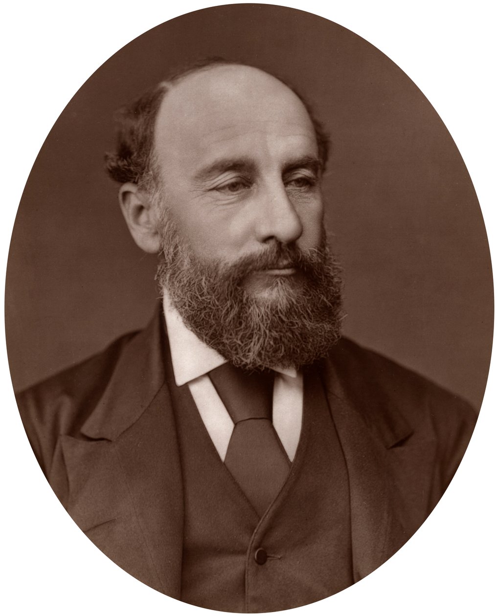 Sir George Strong Nares, arktinen tutkimusmatkailija, 1878. tekijältä Lock and Whitfield