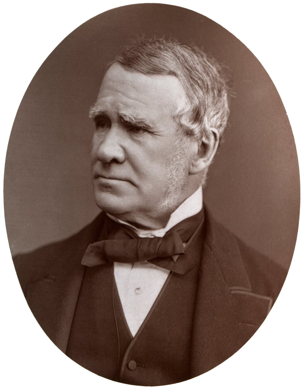 Sir John Hawkshaw, FRS, brittiläinen rakennusinsinööri, 1877. tekijältä Lock and Whitfield