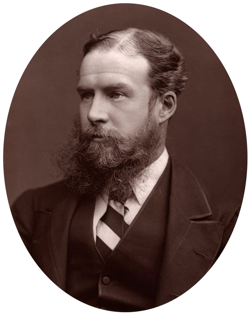 Sir John Lubbock, Bart, kansanedustaja, FRS, Lontoon yliopiston varakansleri, 1877. tekijältä Lock and Whitfield