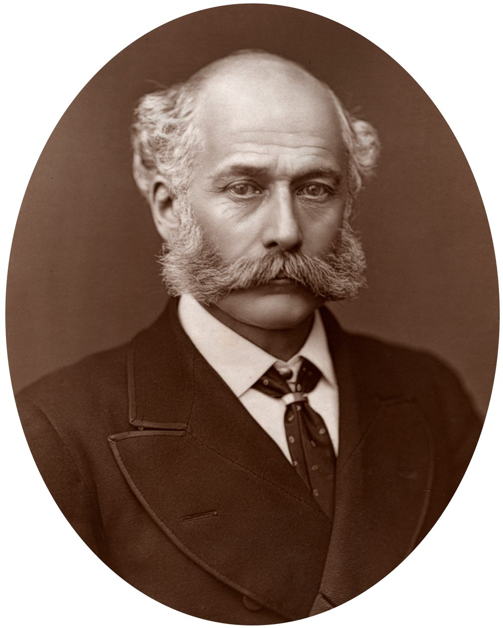 Sir Joseph Bazalgette, CB, brittiläinen rakennusinsinööri, 1877. tekijältä Lock and Whitfield
