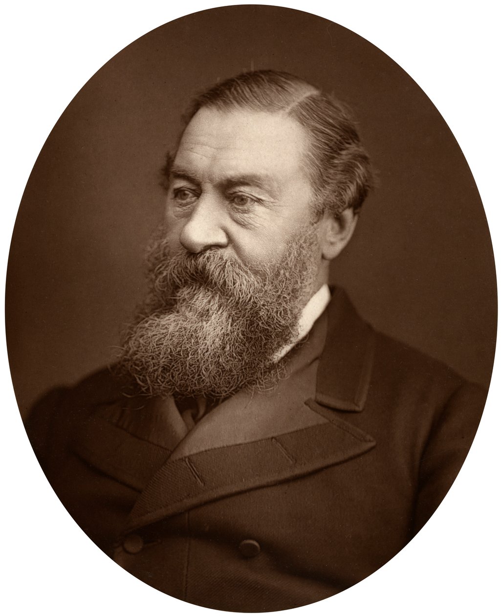 Sir Samuel White Baker, Afrikan tutkimusmatkailija, 1880. tekijältä Lock and Whitfield