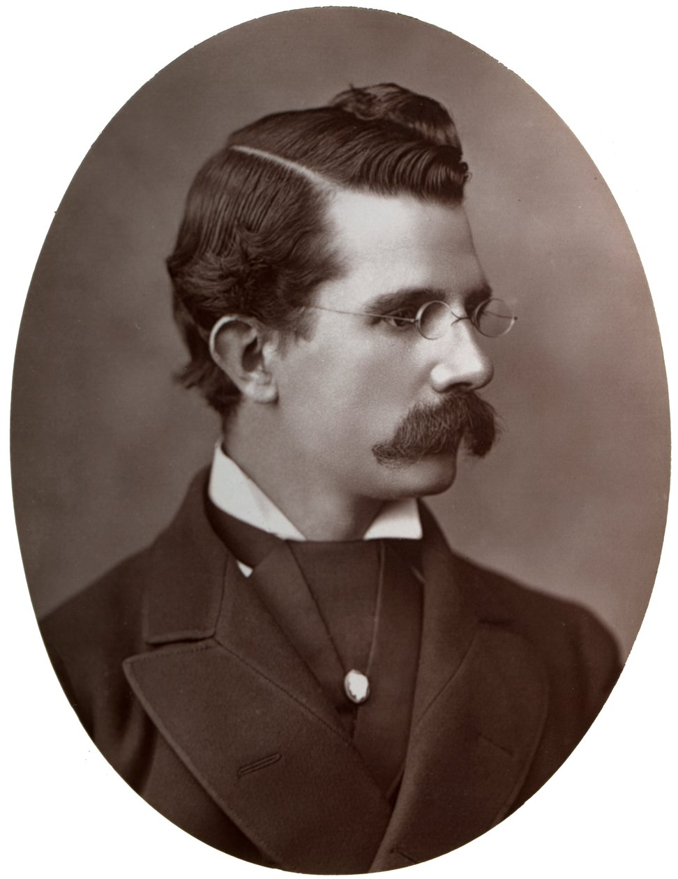 William Black, brittiläinen kirjailija, 1877. tekijältä Lock and Whitfield