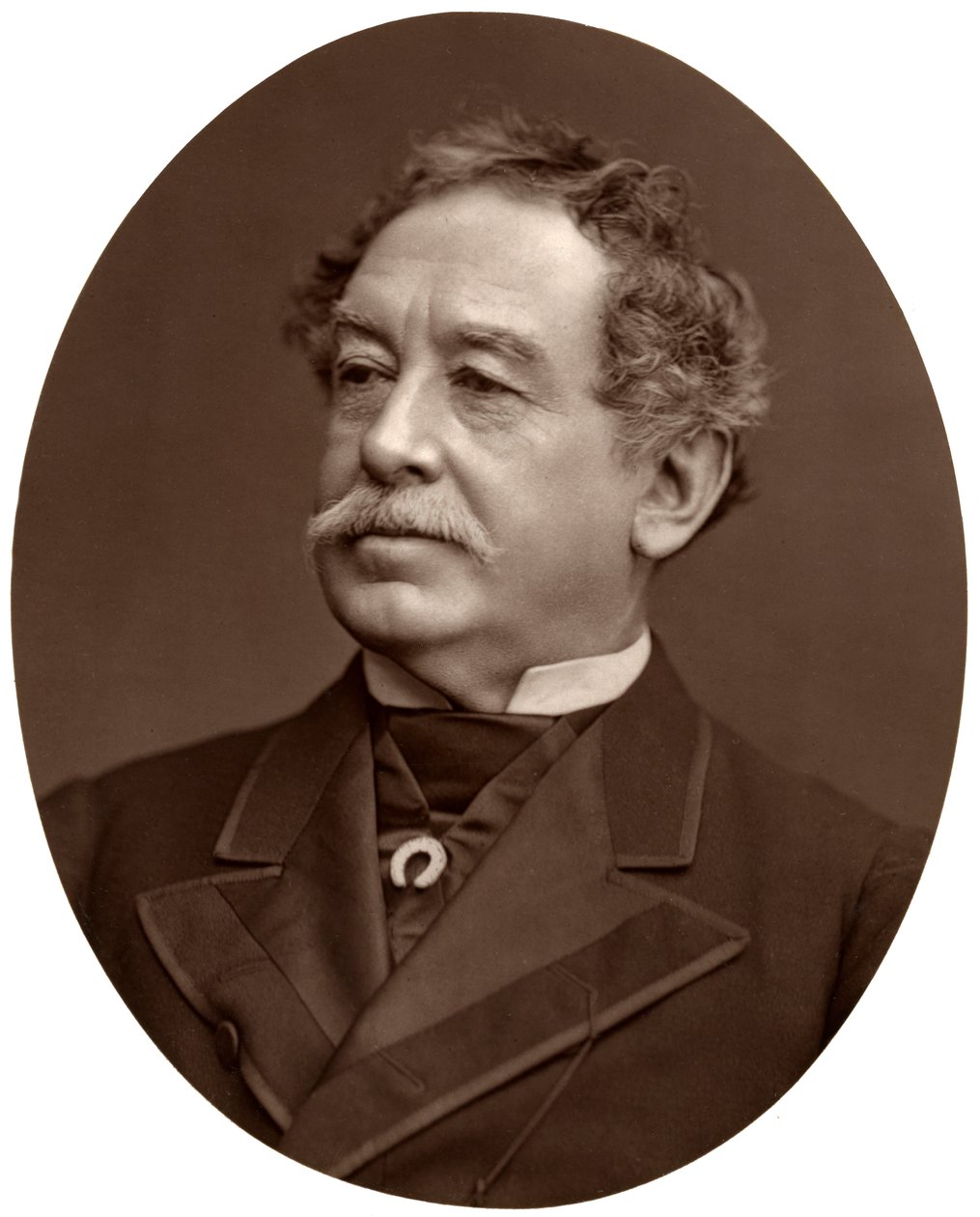William Howard Russell, Esq, LLD, irlantilainen toimittaja, 1876. tekijältä Lock and Whitfield