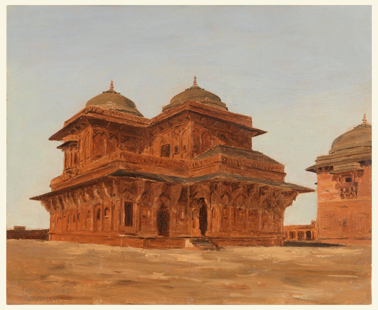 Fatehpur Sikri, Birbalin palatsi, Intia tekijältä Lockwood de Forest