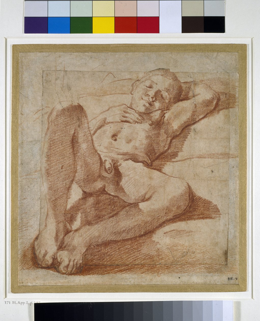 Tutkimus alastonpojasta tekijältä Lodovico Carracci