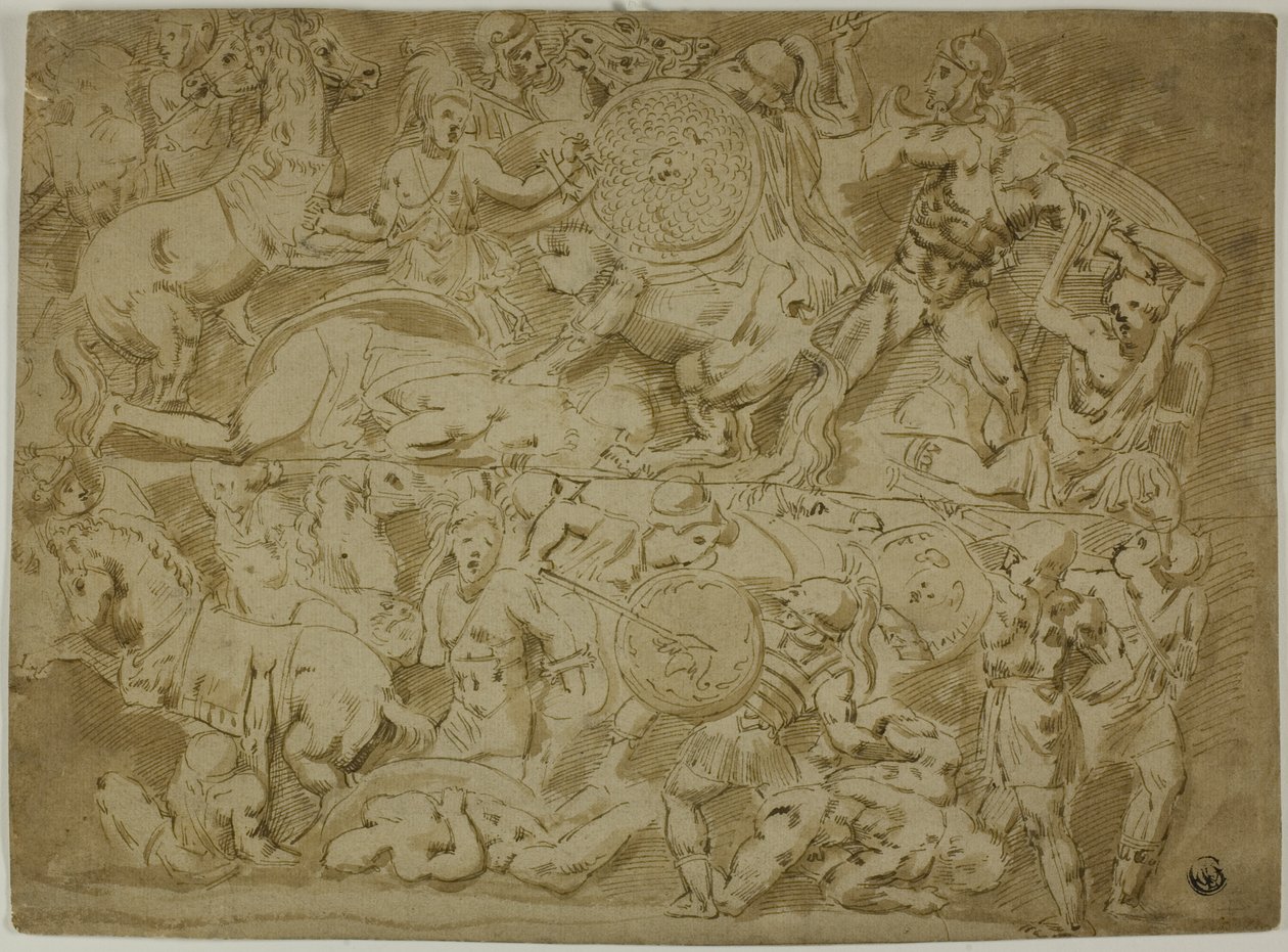 Amazonien taistelu tekijältä Lodovico Carracci