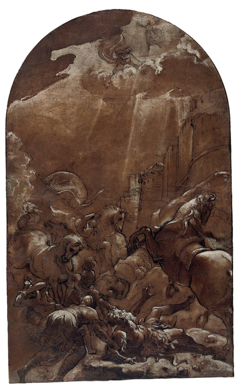Pyhän Paavalin kääntymys tekijältä Lodovico Carracci