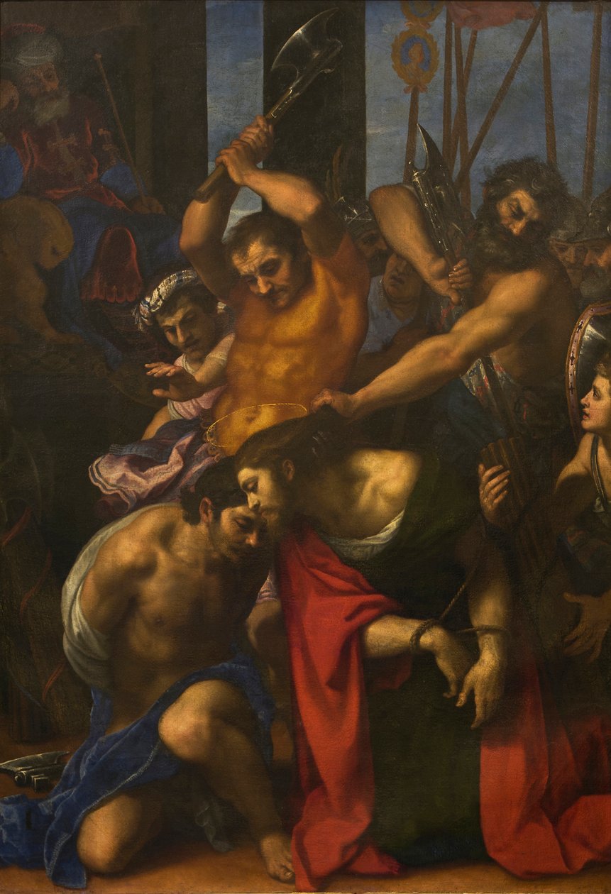 Pyhän Jaakobin ja Josian marttyyrikuolema, 1605. tekijältä Lodovico Cigoli