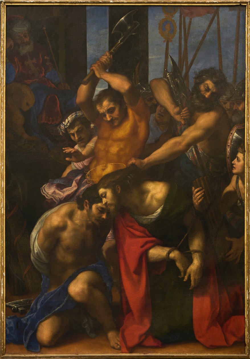 Pyhän Jaakobin ja Josian marttyyrikuolema, 1605. tekijältä Lodovico Cigoli