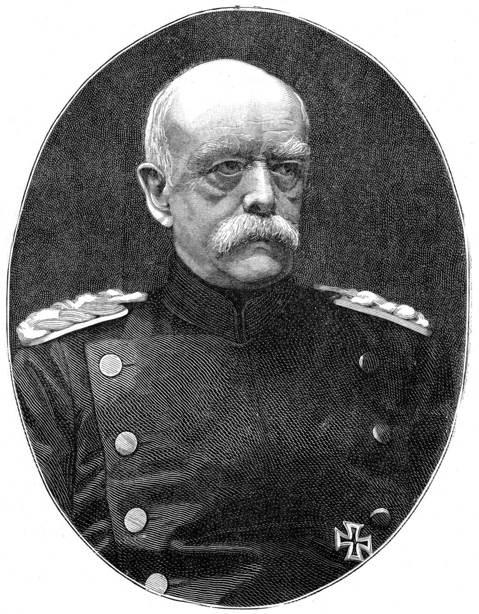 Otto von Bismarck, 1800-luvun Saksan valtiomies, 1900. tekijältä Löscher and Petsch