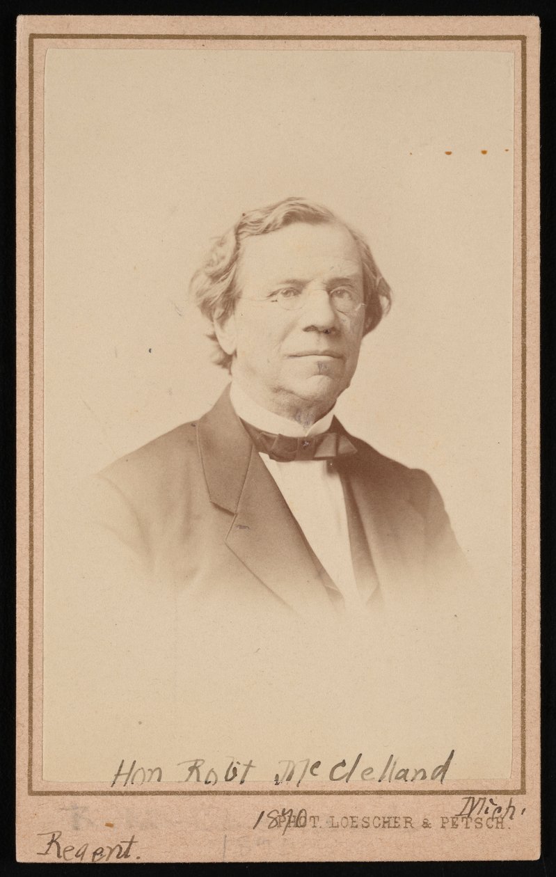 Robert McClellandin muotokuva 1807-1880, 1870. tekijältä Adolf Charlemagne