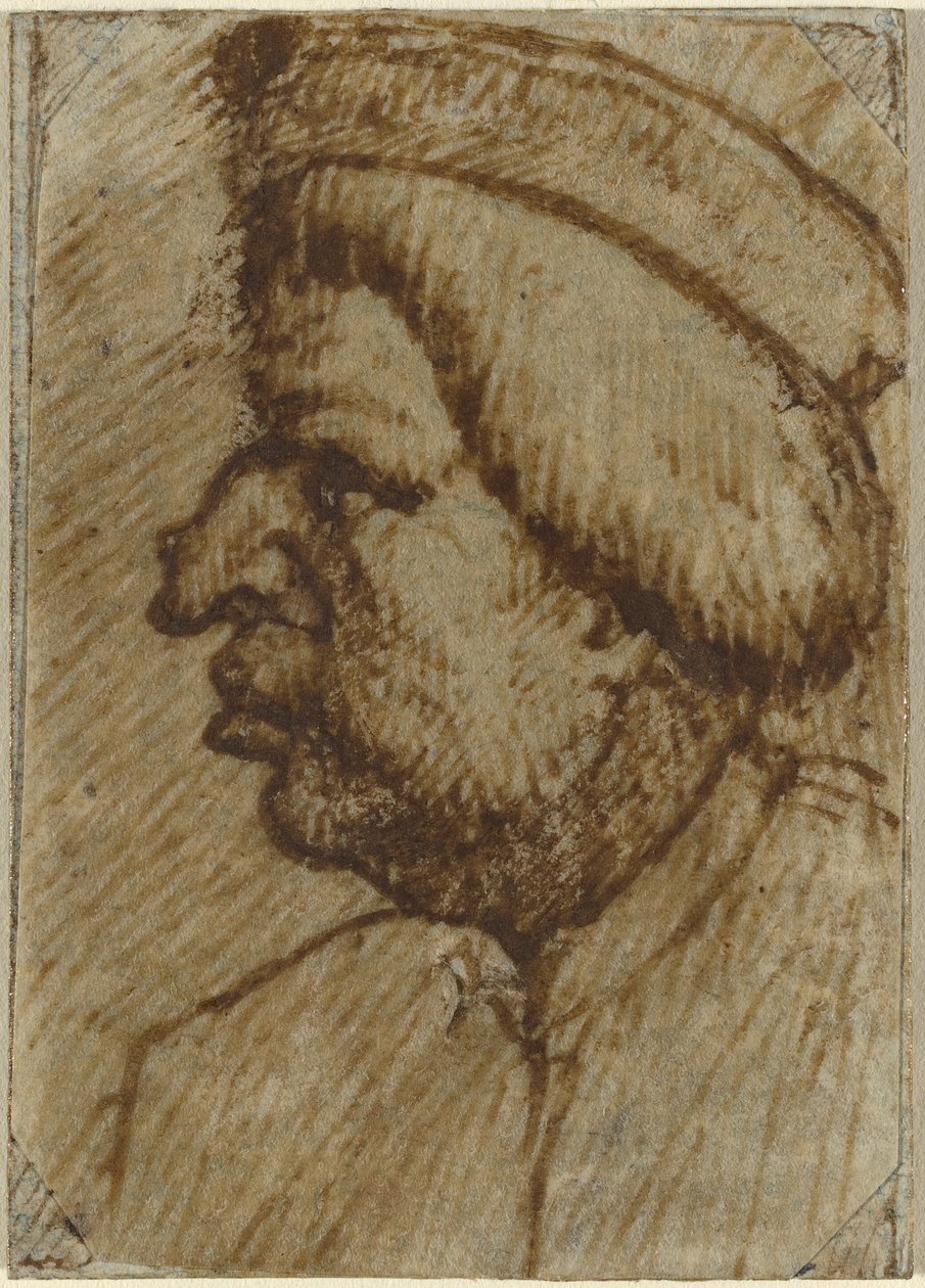 Miehen profiili tekijältä Lombard 16th Century