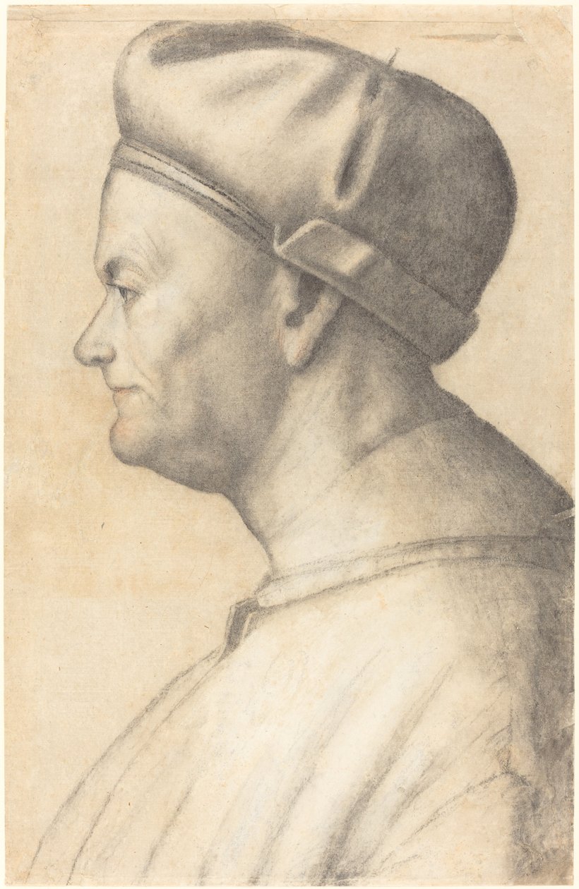 Miehen profiili tekijältä Lombard 16th Century