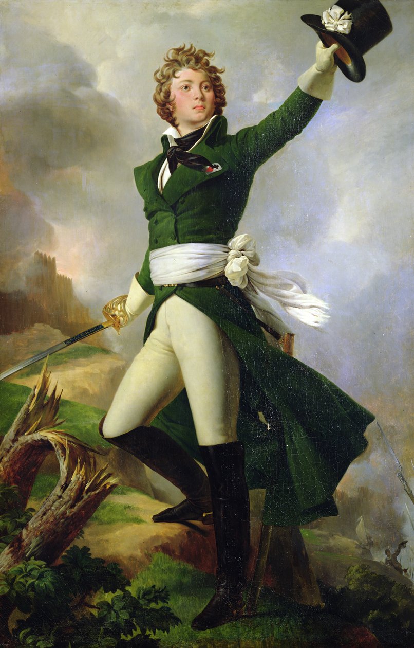 Antoine Philippe de la Tremoille, Talmontin prinssi, 1826 tekijältä Léon Cogniet