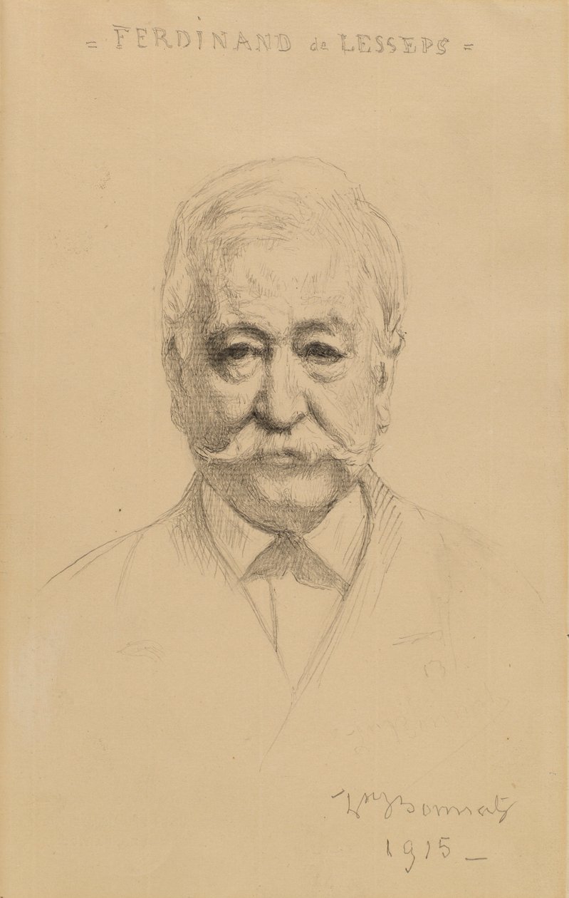 Ferdinand De Lesseps tekijältä Léon Bonnat