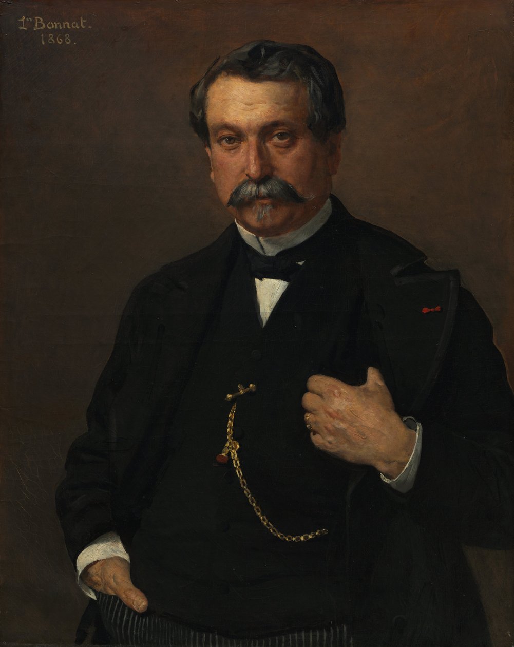 Miehen muotokuva tekijältä Léon Bonnat