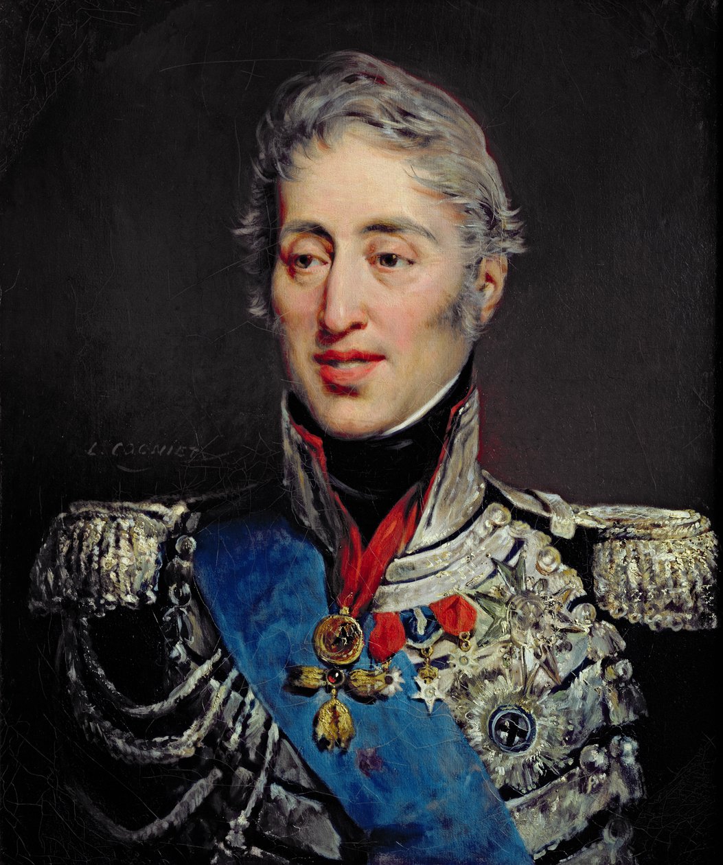 Kaarle X:n (1757-1836) muotokuva n. 1824-30 tekijältä Léon Cogniet