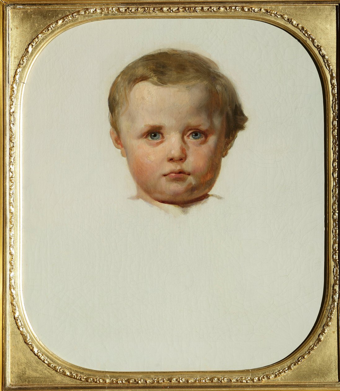 Muotokuva Philipp la Renotiere von Ferrarysta (tai Filippo tai Philippe Ferrari) (1850-1917), Raffaele de Ferrarin ja Maria de Brignole-Sale (Brignole Sale) poika, Gallieran herttua ja herttuatar Leon Cognietin maalaus (1794-1880) Noin 1853 Palazzo Gallery tekijältä Léon Cogniet