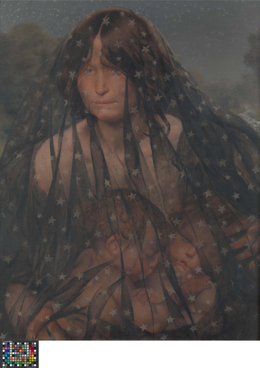 Yön allegoria tekijältä Léon Frédéric