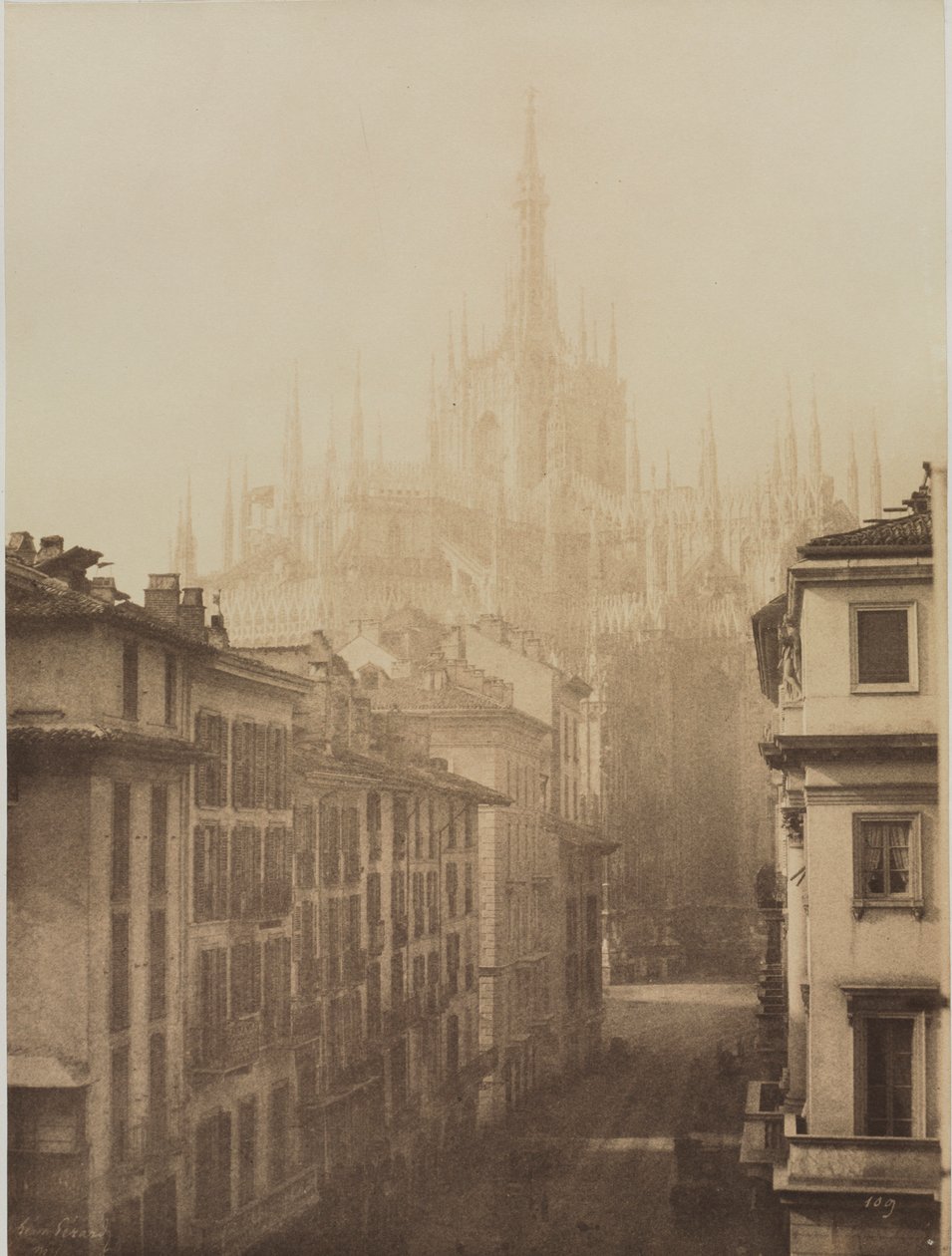 Katedraali Corso Francescosta, Milanosta, 1857. tekijältä Léon Gérard