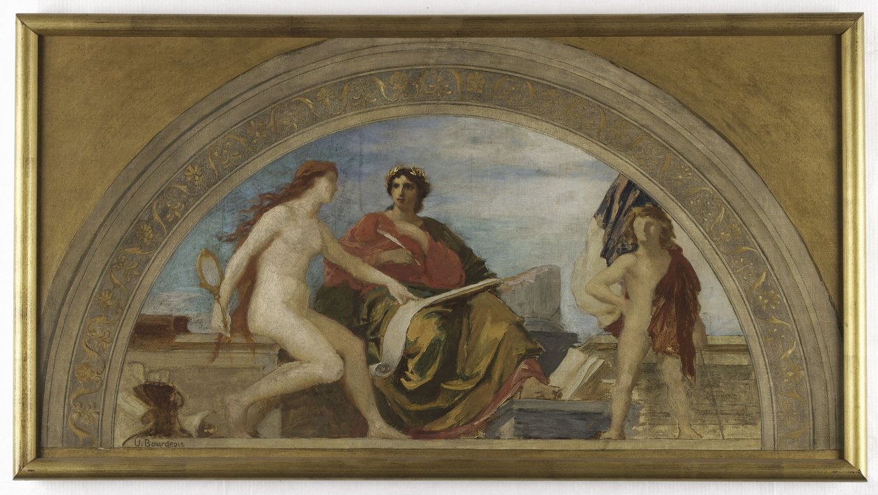 Luonnos Salon des Lettres, Hôtel de Ville, Pariisi: L