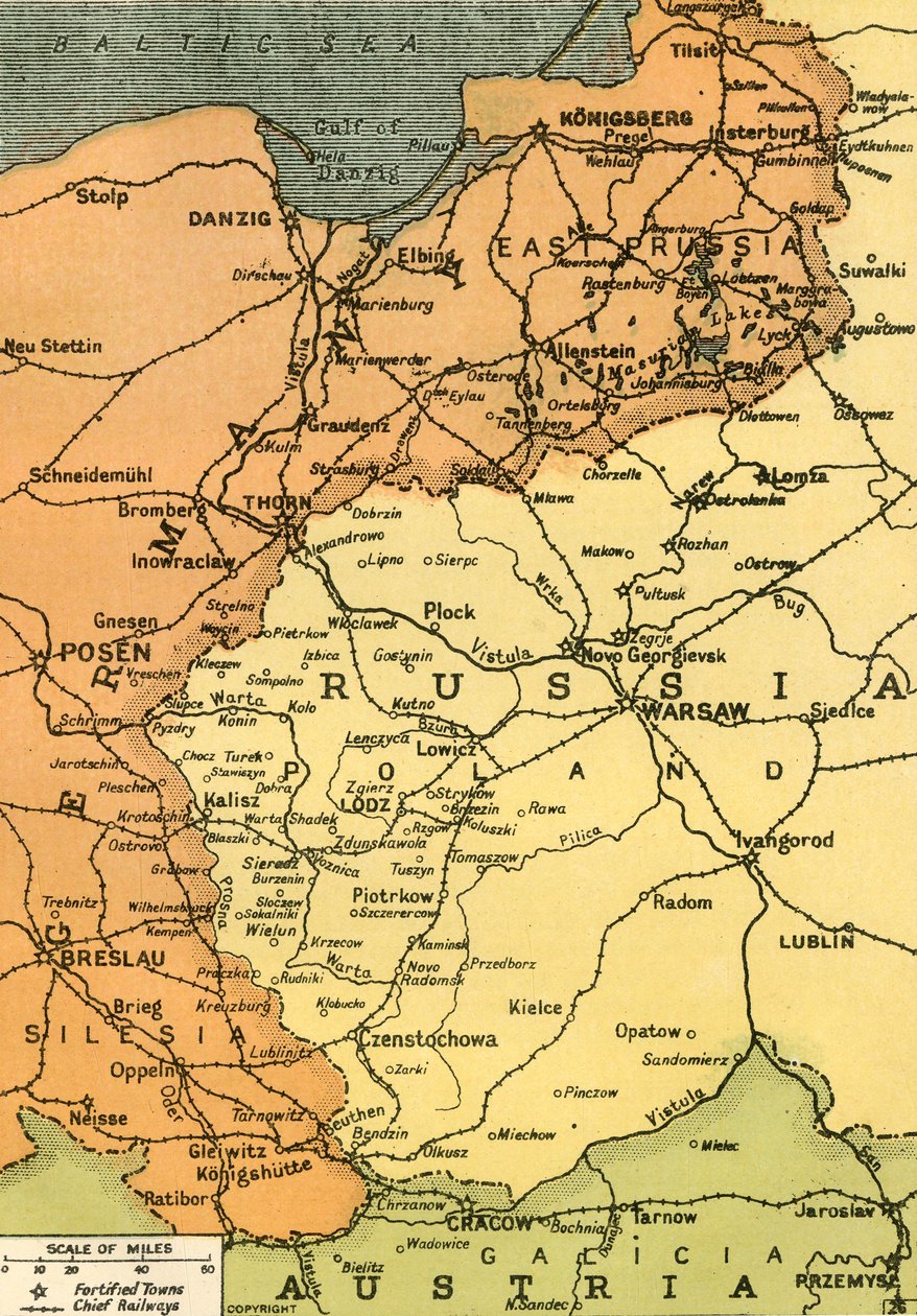 "The Eastern Frontier", 1919. tekijältä London Geographical Institute