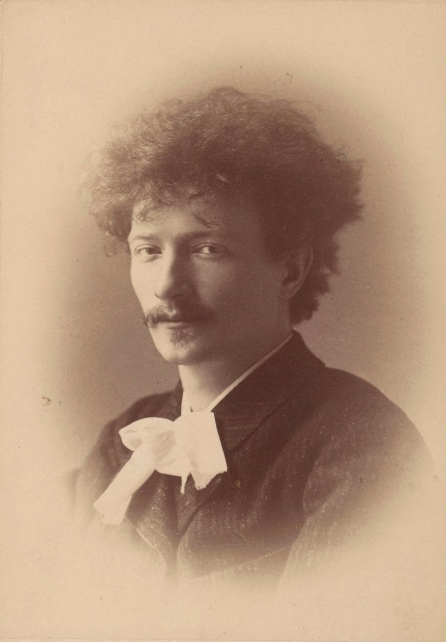 Muotokuva säveltäjä Ignacy Jan Paderewskista 1860-1941, 1890. tekijältä London . Photo studio Elliott and