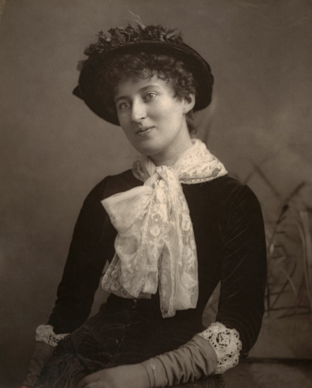 Cissy Grahame, brittiläinen näyttelijä, 1882 tekijältä London Stereoscopic and Photographic Co