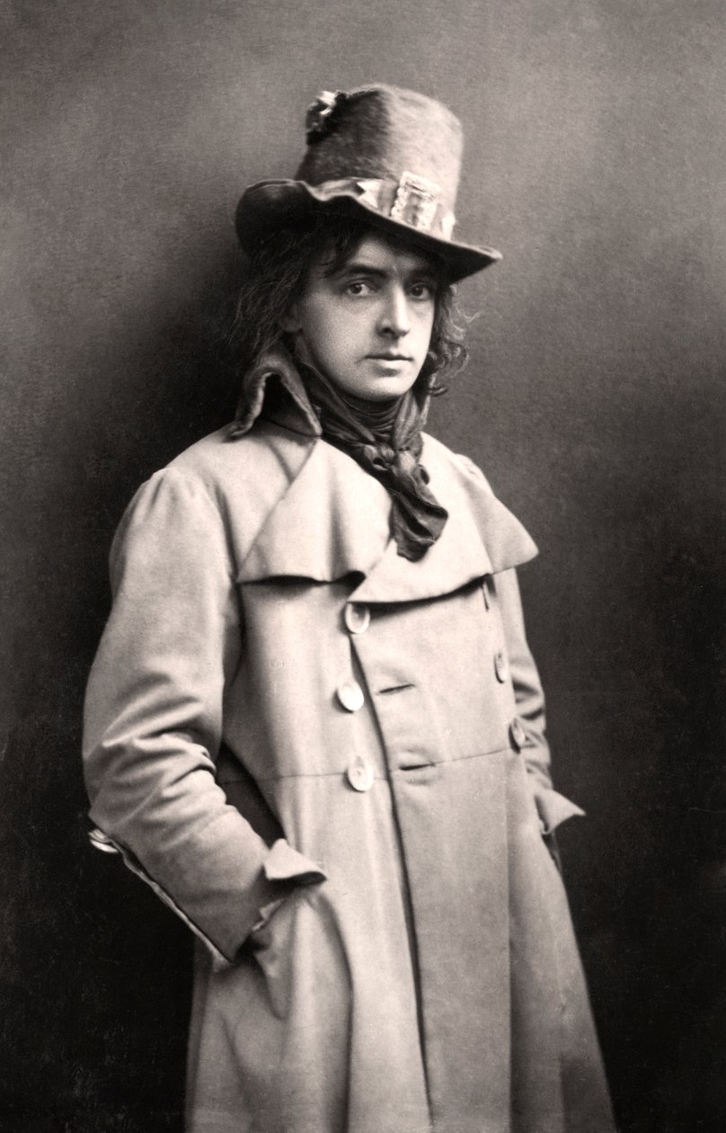 John Martin-Harvey 1863-1944, englantilainen näyttelijä, 1900-luvun alku. tekijältä London Stereoscopic and Photographic Co