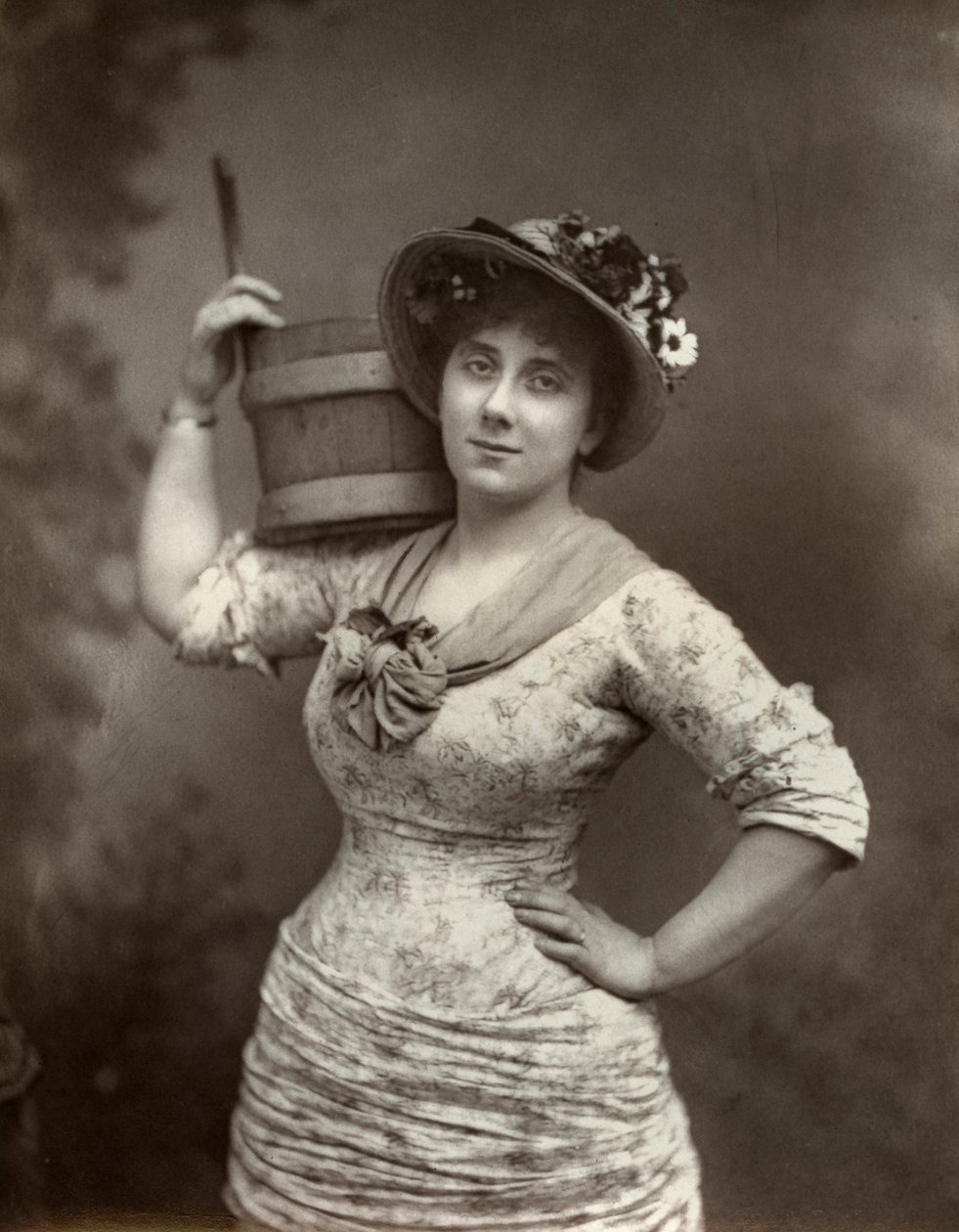Leonora Braham, brittiläinen oopperalaulaja ja näyttelijä, 1882. tekijältä London Stereoscopic and Photographic Co