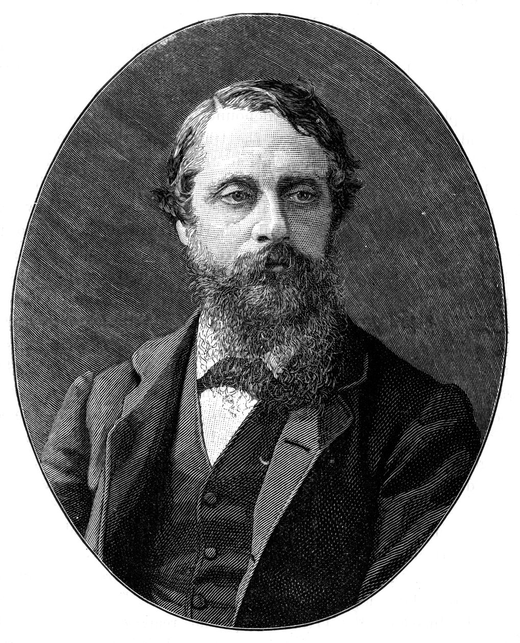 Lordi Frederick Cavendish, 1800-luvun brittiläinen liberaalipoliitikko, 1900. tekijältä London Stereoscopic and Photographic Co