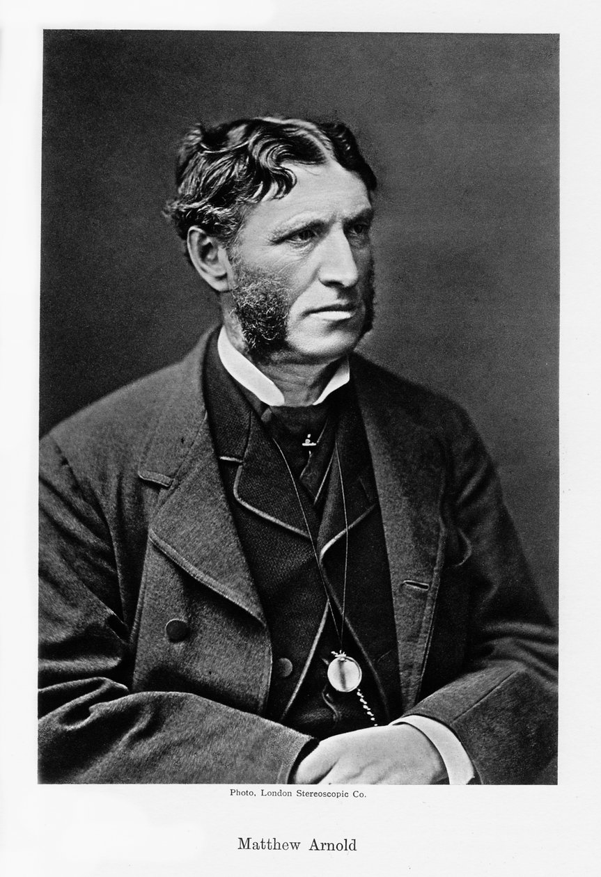 Matthew Arnold, englantilainen runoilija ja kulttuurikriitikko, 1880-luku. tekijältä London Stereoscopic and Photographic Co