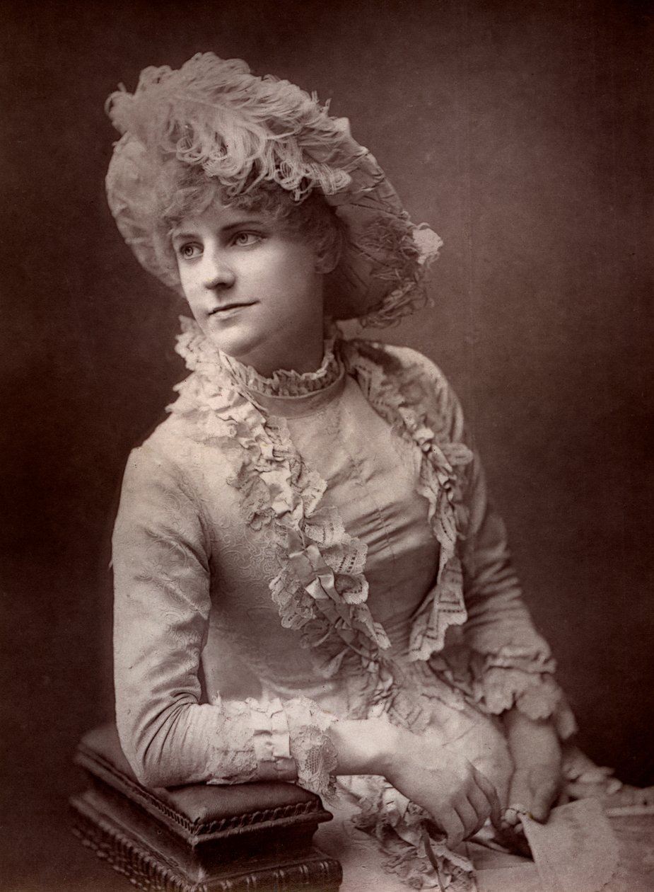 Violet Cameron, brittiläinen näyttelijä, 1882 tekijältä London Stereoscopic and Photographic Co
