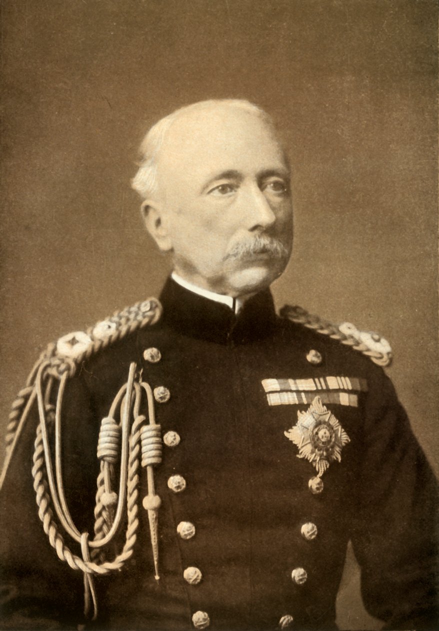 "Viskreivi Wolseley, Britannian armeijan komentaja", 1900. tekijältä London Stereoscopic and Photographic Co