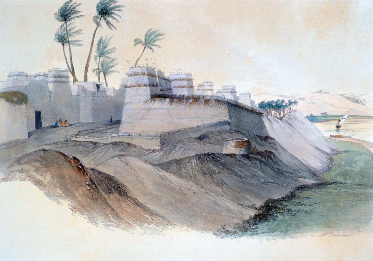 "Pigeon Houses at Ekhmim", 1800-luku tekijältä Lord Wharncliffe