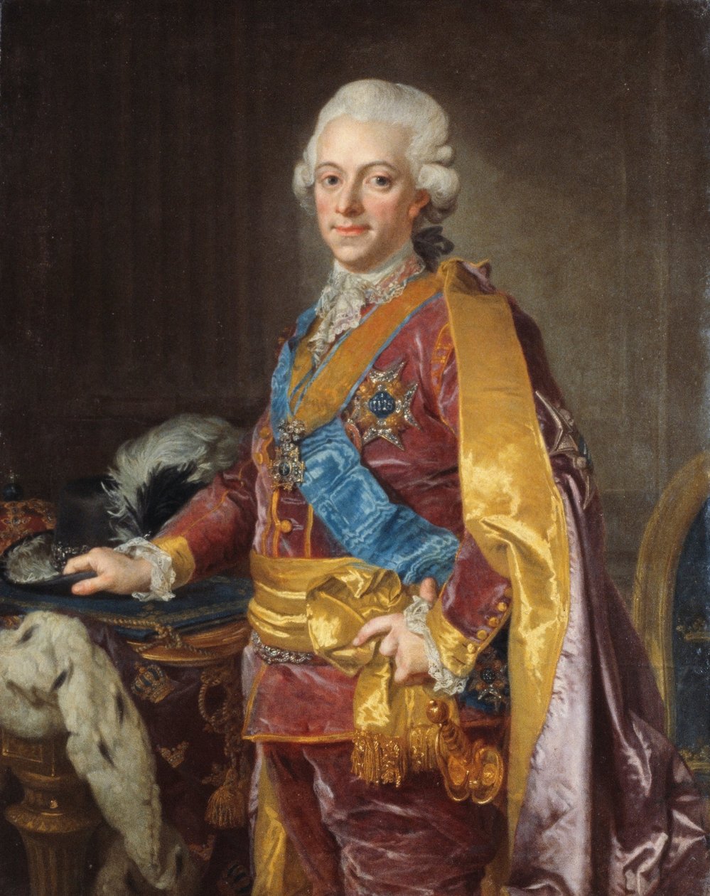 Kustaa III, Ruotsin kuningas 1772-1792 tekijältä Lorens the Younger Pasch
