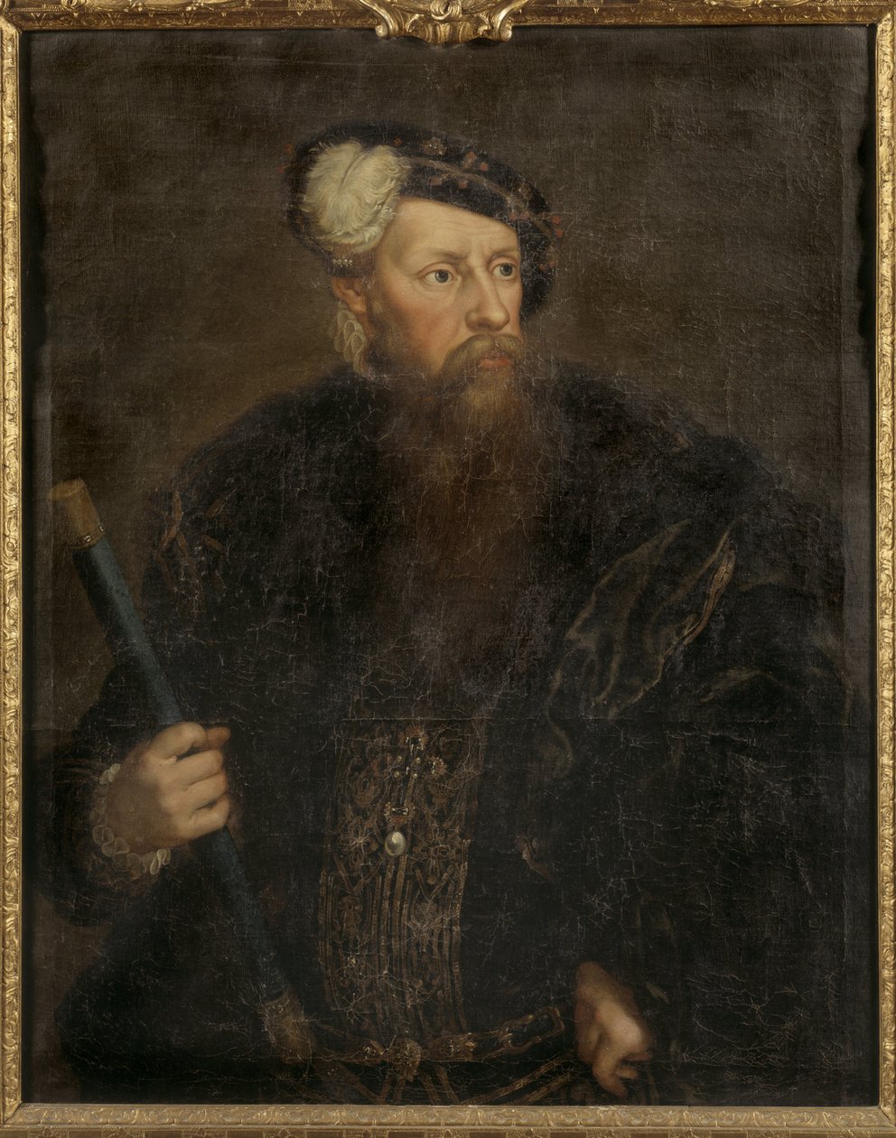 Gustave I Vasa de Suede - Muotokuva Ruotsin kuninkaan Kustaa I:stä (1496-1560), Pasch, Lorenz, nuorempi (1733-1805). Öljy kankaalle, n. 1768. Mitat: 98,5x78,5 cm. Tukholman kansallismuseo tekijältä Lorens the Younger Pasch