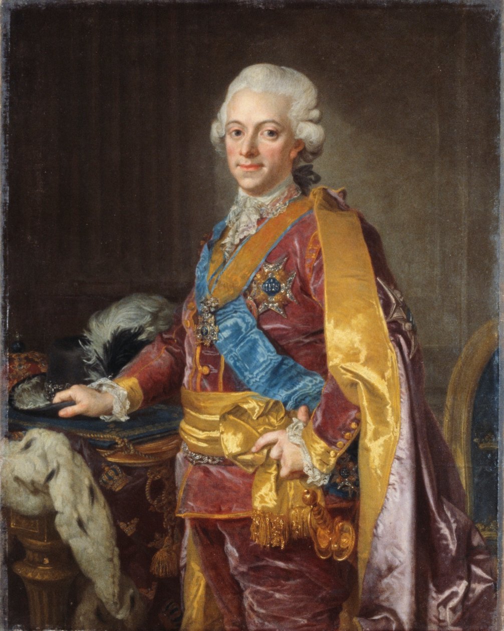 Ruotsin kuningas Kustaa III, 1780-luku tekijältä Lorens the Younger Pasch
