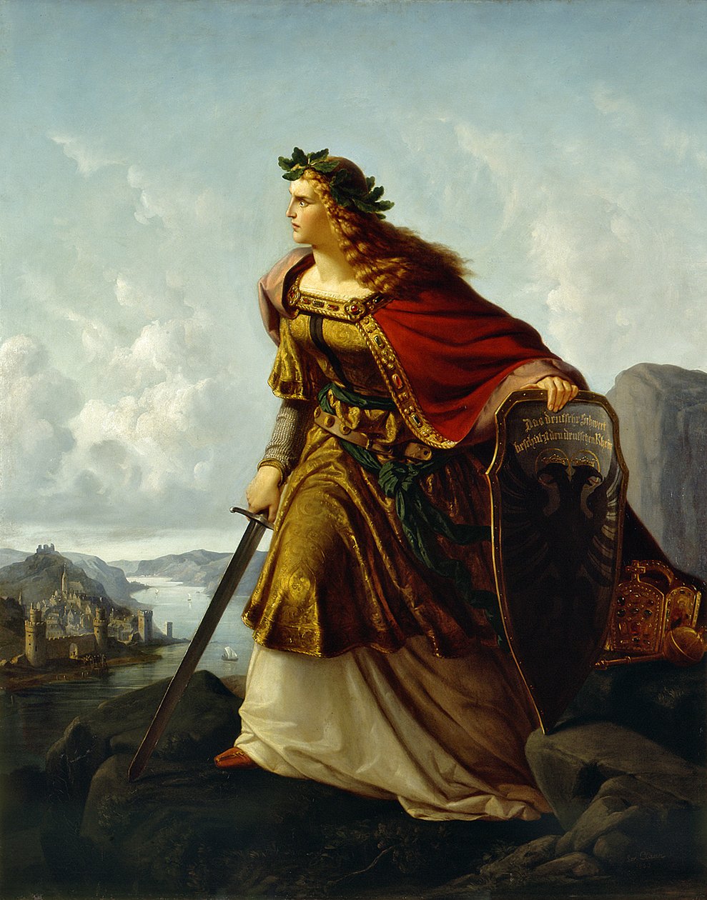 Germania kellossa Reinillä tekijältä Lorenz Clasen